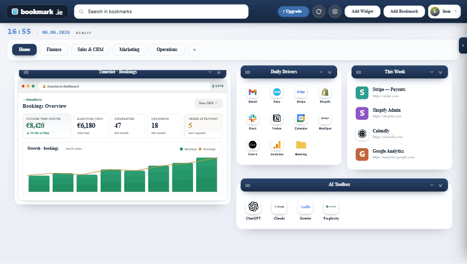 Small Business Dashboard preview