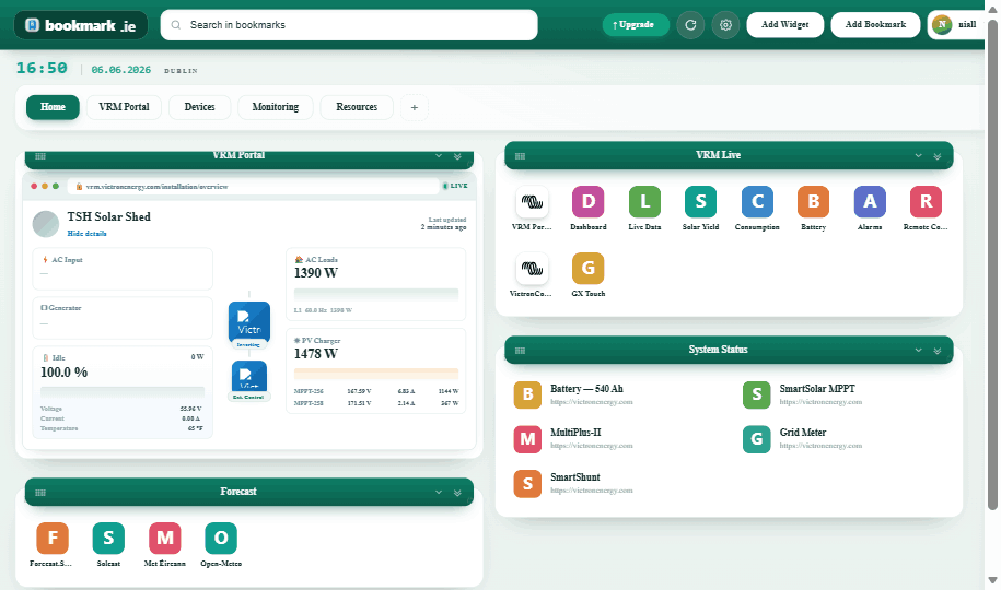Energy Dashboard preview