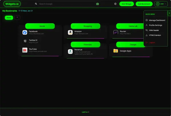 Gaming neon theme - vibrant neon colors for gamers